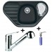 Franke SET G46 granitový drez COG 651 E grafit + drezová batéria FC 9547.031 + FD 300