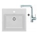 Franke SET T13 tectonitový drez SID 610 biela + drezová batéria Samoa