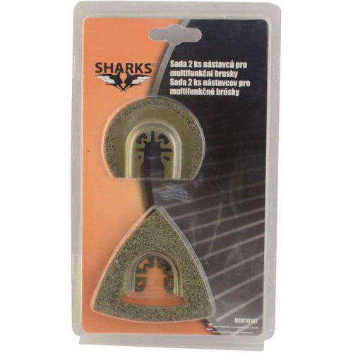 SHARKS Sada 2 ks nástavcov pre multifunkčné brúsky M0010107