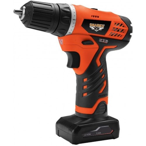 SHARKS Akumulátorová vŕtačka 2 x 2,0 Ah SHK489