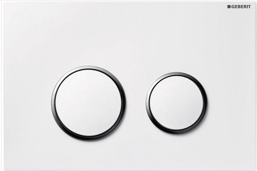 GEBERIT - ovládacie tlačidlo SIGMA 20, plast, biela / pochrom.lesklá 115.778.KJ.1 GEBERIT - ovládacie tlačidlo SIGMA 20, plast, biela / pochrom.lesklá 115.778.KJ.1