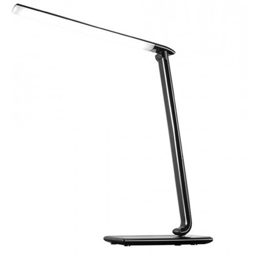 SOLIGHT LED stolná lampička stmievateľná, 12W, voľba teploty svetla, USB, čierny lesk WO37 SOLIGHT LED stolná lampička stmievateľná, 12W, voľba teploty svetla, USB, čierny lesk WO37