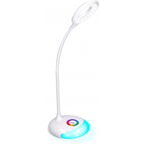 SOLIGHT LED stolná lampička nabíjací, 5W, RGB podsvietenie, stmievateľná WO44 SOLIGHT LED stolná lampička nabíjací, 5W, RGB podsvietenie, stmievateľná WO44