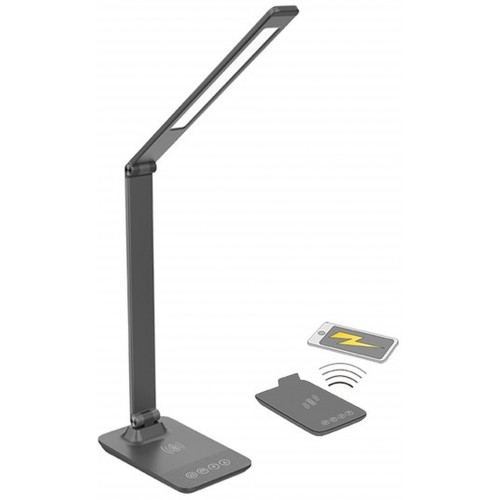 SOLIGHT LED stmievateľná lampička s bezdrôtovým nabíjaním, zmena chromatickosti, šedá WO55 SOLIGHT LED stmievateľná lampička s bezdrôtovým nabíjaním, zmena chromatickosti, šedá WO55