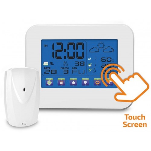 SOLIGHT Meteorologické bezdrôtová stanica dotykový farebný LCD TE84 SOLIGHT Meteorologické bezdrôtová stanica dotykový farebný LCD TE84