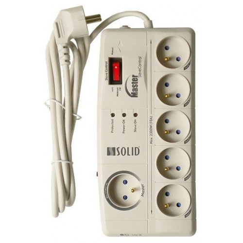 Solight prepäťová ochrana PO33, 5 + 1z, 2m, 918J