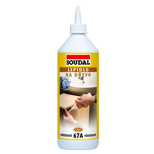 SOUDAL 67A lepidlo na drevo vodostále 250 ml