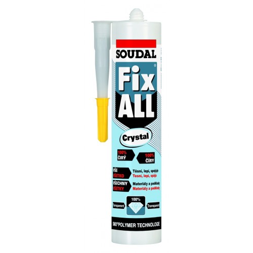 SOUDAL FIX ALL CLASSIC lepiaci tmel 290ml, čierny