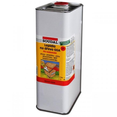 SOUDAL 66A polyuretánové lepidlo na drevo 5 kg SOUDAL 66A polyuretánové lepidlo na drevo 5 kg
