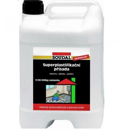 SOUDAL Soudaplast Superplastifikačná prísada 5 L SOUDAL Soudaplast Superplastifikačná prísada 5 L