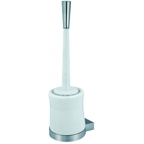 SPIRELLA SYDNEY WC kefa s držiakom biela, acrylic 1003178