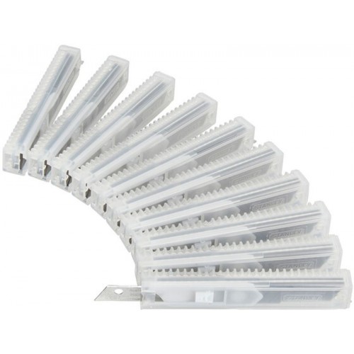 Stanley 1-11-300 Náhradné odlamovacie čepele 9mm, 10 x 10 ks Stanley 1-11-300 Náhradné odlamovacie čepele 9mm, 10 x 10 ks