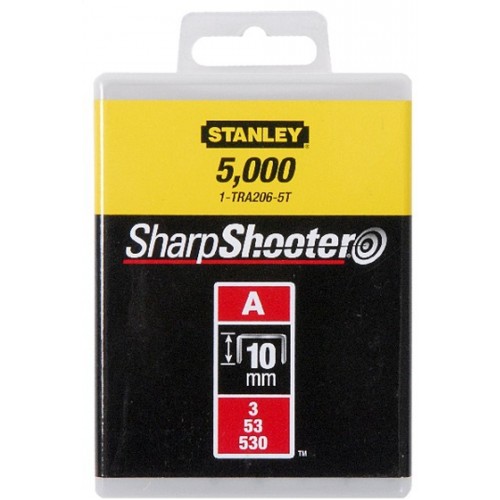 Stanley 1-TRA206-5T Spony štandardné typ A 5/53/530 - 10mm/3/8", 5000ks