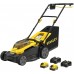 Stanley SCMWP3701M2 FatMax V20 Aku kosačka na trávu (37cm/2x18V/2x4,0Ah)