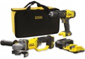 Stanley SFMCK471D2S FatMax V20 Aku kombinovaná sada (18V/2x2.0Ah), taška
