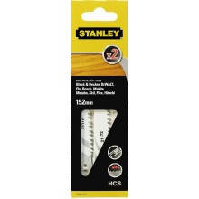 Stanley STA21172 Pílové listy HCS na drevo a plast pre mečovú pílu, dĺžka 152mm, 2ks
