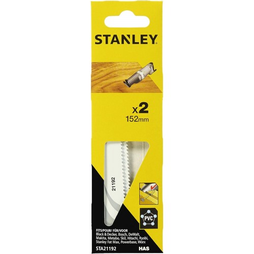 Stanley STA21192 Pílové listy HAS na drevo, drevo s klincami, plasty pre mečovú pílu 152mm