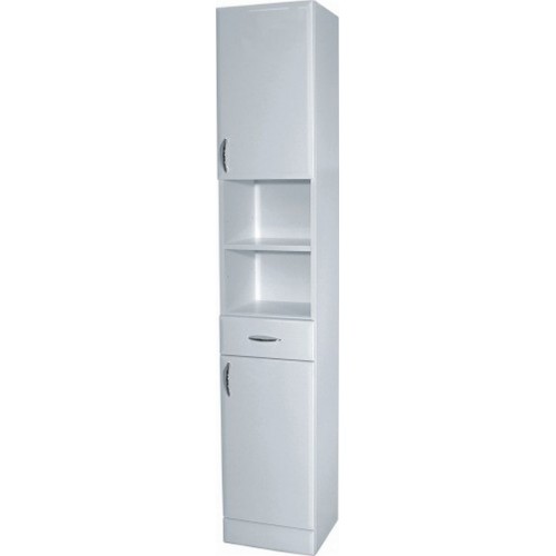 INTEDOOR AZZURRA vysoká kúpeľňová skrinka na sokli pravá AZSVP35P/63