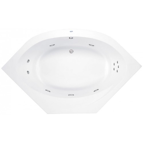 TEIKO Vaňa Tahiti rohová 150x150 cm - HTP systém ECO AIR V211150N04T05221