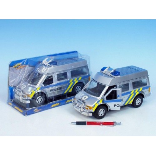 Auto polícia plast 27cm na zotrvačník 00060775