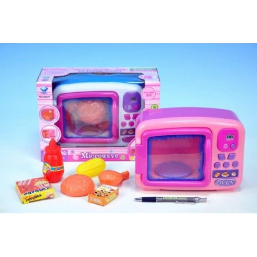 Mikrovlnná rúra 20x15cm na batérie so zvukom so svetlom 00088213