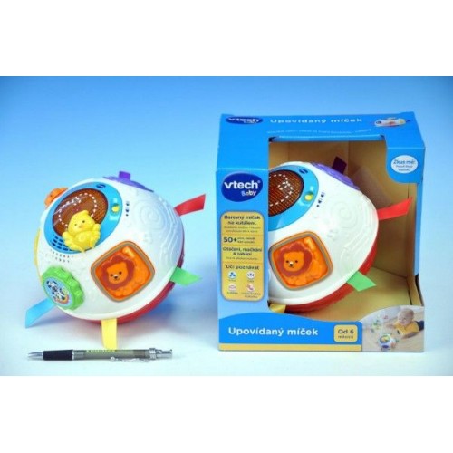 Ukecaný loptička Vtech pre najmenších, 15 cm, na batérie, so zvukom, so svetlom 14151528 Ukecaný loptička Vtech pre najmenších, 15 cm, na batérie, so zvukom, so svetlom 14151528