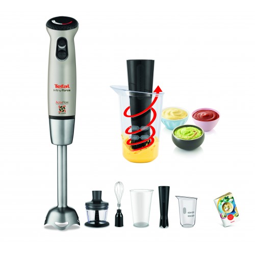 TEFAL InfinyForce tyčový mixér metalická šampaň / čierna HB866A38