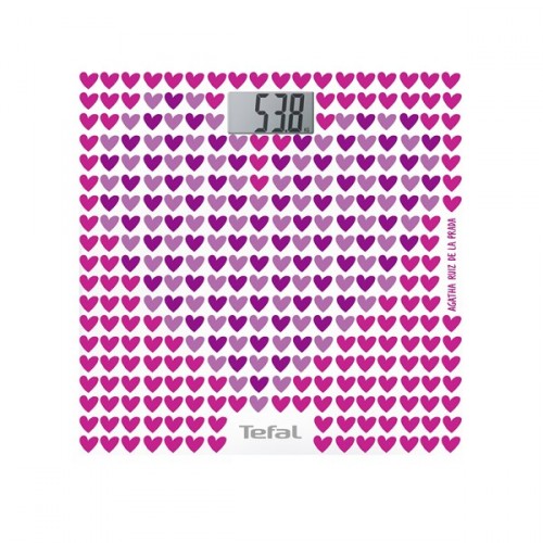 TEFAL FASHION Loving mood Pink AGATHA RUIZ osobná váha sklo PP1124V0