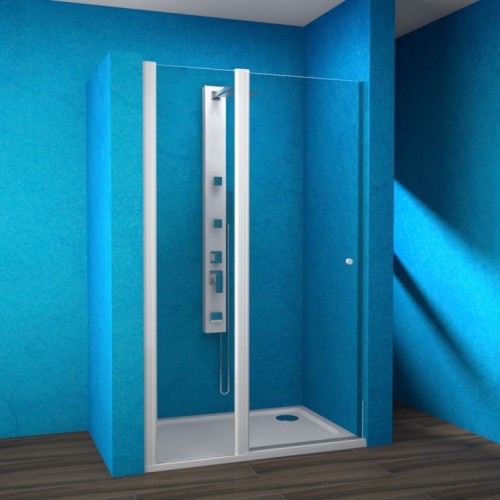 TEIKO Emotion ESDKR 1-1 / 90 L Sprchové dvere 90x190cm, biela V336090L55T41001