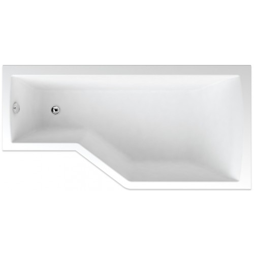 TEIKO Vaňa Tuba rohová 160 x 80 cm, akrylátová, pravá, bielá V117160R04T01001