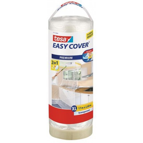 TESA Easy Cover zakrývacia fólia, maliarska páska a náplň 17m x 2,6m 57117-00000-03 TESA Easy Cover zakrývacia fólia, maliarska páska a náplň 17m x 2,6m 57117-00000-03
