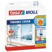 TESA MOLL Thermo Cover, transparentná fólie na rám okna, priehľadná, 1,7m x 1,5m