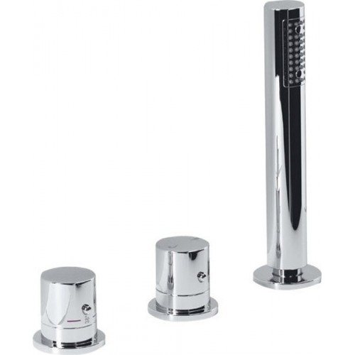 POLYSAN NA OKRAJ VANE TH102 trojprvková termostatická batéria, 2 cesty