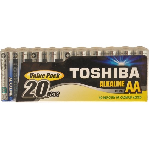 TOSHIBA Alkalické tužkové batérie G LR6 20S MP-20 AA 35040114