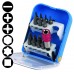 Bity 1/4 "PL - PH - PZ - Inbus - Torx - Robertson, sada 18 dielov, 100-00486