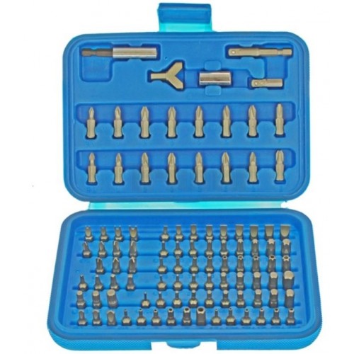 Sada bitov 1/4" , PL - PH - PZ - Inbus - Torx - špeciálne, 100 dielov, 100-00483