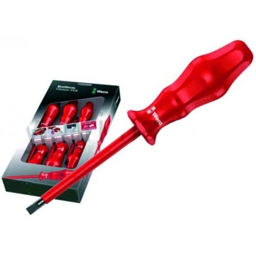 Skrutkovače ploché 2,5-5,5 krížové 11-2 kraftform Classico VDE, súprava 6 ks, 102-031282