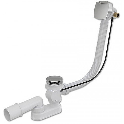 ROLTECHNIK Sifón vaňový predĺžený s napúšťaním prepadom 8100023