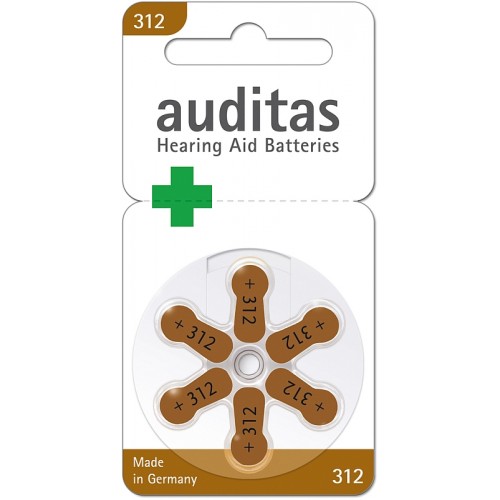 VARTA Batérie Audiopro 312 6BL PR41 AUDITAS 35043353