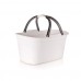 VETRO-PLUS RATTAN Kôš na bielizeň s rukoväťami 58x38x29,5cm 35 l, biely 55PRO176W