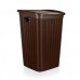 VETRO-PLUS RATTAN Kôš na špinavú bielizeň 37x38x54,5cm 50 l, tmavo hnedý 5530052