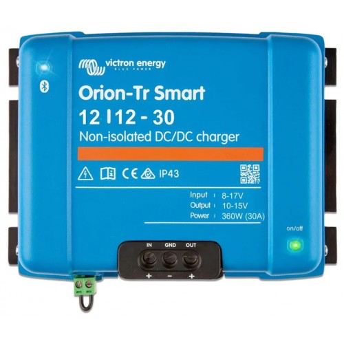 Victron Energy Orion-Tr Smart DC-DC nabíjačka 12/12-30A (360W), neizolovaná ORI121236140 Victron Energy Orion-Tr Smart DC-DC nabíjačka 12/12-30A (360W), neizolovaná ORI121236140