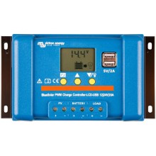 Victron Energy BlueSolar PWM-LCD&USB Solárny regulátor (12/24V-20A) SCC010020050