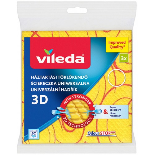 VILEDA Univerzálny handričku s iónmi striebra 2+1 144826