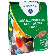 VODNÁŘ krmivo pre závojnatky, jesen a iné drobné rybky, 4kg