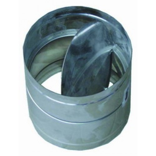 Vzduchotechnika vratná klapka - nerez 150mm