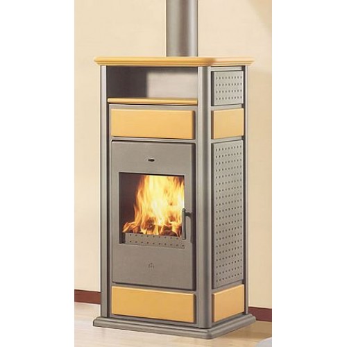 EDILKAMIN WARM krbové kachle na drevo verzie s ohrevom jedál, ambra 293900 EDILKAMIN WARM krbové kachle na drevo verzie s ohrevom jedál, ambra 293900