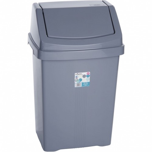 WHAM 11755 kôš odpadkový 50l strieborný 42000048