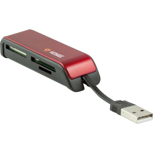 YENKEE YCR 2001RD Čítačka kariet červená 45007824 YENKEE YCR 2001RD Čítačka kariet červená 45007824