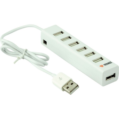 YENKEE YHB 7001WH Hub 7 x USB 2.0 biely 45007861 YENKEE YHB 7001WH Hub 7 x USB 2.0 biely 45007861